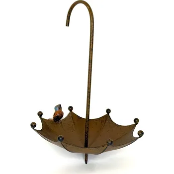 Krmítko pro ptáka KOVOVÉ PÍTKO PRO PTÁČKY - DEŠTNÍK