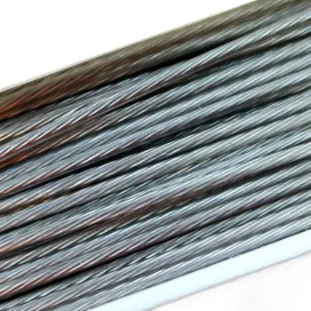 Materiál na výrobu šperku Ocelové lanko stříbrné 0,8mm - 1 m