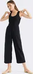 Thinking MU Black Rafflesia Jumpsuit BLACK L
