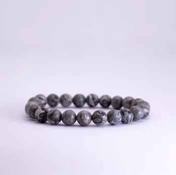 Náramek Náramek z minerálů - Jaspis Picasso