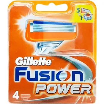 Příslušenství k holicímu strojku Gillette Fusion Power náhradní hlavice 4 ks