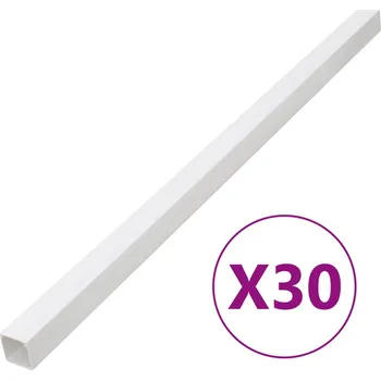 kabelová chránička vidaXL Kabelová lišta 100 x 60 mm 30 m PVC