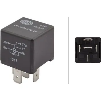 Relé, pracovní proud HELLA 4RD 933 332-261