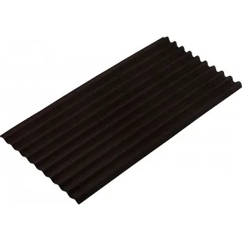 plechová krytina Deska Onduline barva hnědá – 2000×950 mm