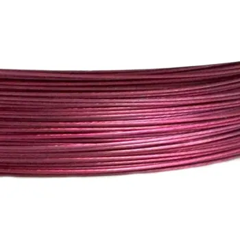 Materiál na výrobu šperku Ocelové lanko vínové 0,38mm - 5 m