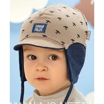 Čepice AJS Čepice AJS-48-097 Barva: C-tm.sivá, Velikost: 48-50