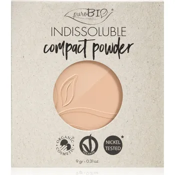 Pudr puroBIO Cosmetics Indissouble kompaktní pudr – náhradní náplň odstín 02 9 g