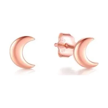 Náušnice Prosperk Náušnice stříbrné pecky minimalistické měsíc S1984