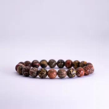 Náramek Náramek z minerálů - Leopardí Jaspis