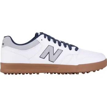 Golfová obuv Pánská golfová obuv New Balance 480 GOLF SL 8 Bílá, Tmavě modrá, Hnědá