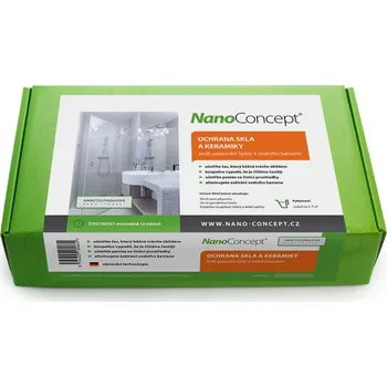 Set nano ochrana skla a keramiky proti usazování špíny a vodního kamene 30 ml