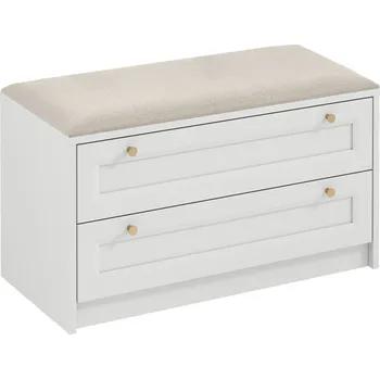 Taburet Nábytek PEGAS s.r.o. Taburet REL LWK, Bílá/Zlatá