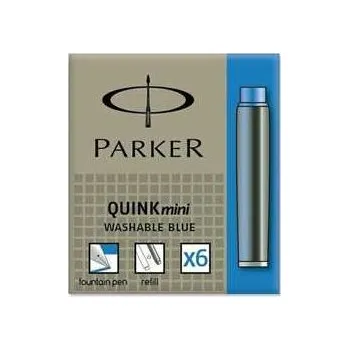 Náplň do psacích potřeb Inkoustové bombičky, krátké, modrá, PARKER,rychlé dodání