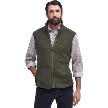 Pánská casual bunda Barbour Langdale Fleece Gilet — Olive