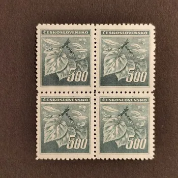 Sběratelství Čtyřblok ČSR, 500 h, Pof.380**