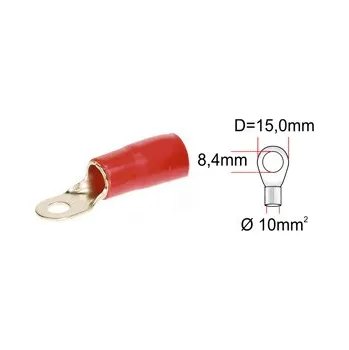 Zesilovač do auta ACV kabelové oko 10qmm /8.4 red