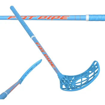 Florbalová hůl Fatpipe Core 33 Baby Blue vel. 85cm (=95cm) levá kulatá (levá ruka dole)