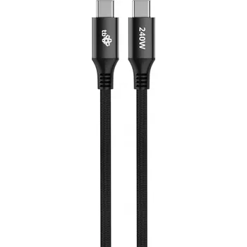 Datový kabel TB Touch AKTBXKUCCOSI10B USB C - USB C 240W, 1m, černý