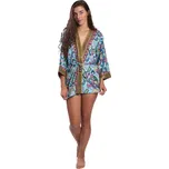 Kimono GLOS modro-tyrkysový
