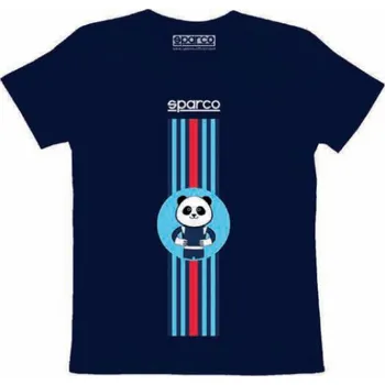 Dívčí tričko Sparco dětské tričko s pruhy, barva: modrá, velikost: 6