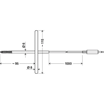 Greisinger GGF 175 sonda do ledu -70 do 200 °C typ senzoru Pt1000