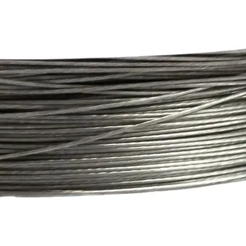 Materiál na výrobu šperku Ocelové lanko stříbrné 0,38 - 1 m