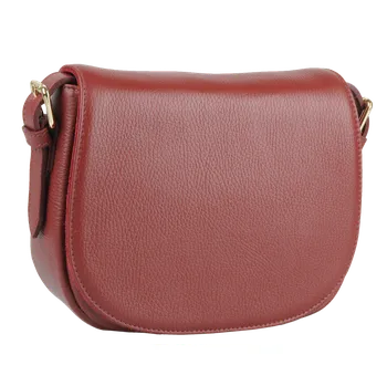 Kabelka NovaKabelka.cz Kožená italská crossbody kabelka Caterina Rossa Scura