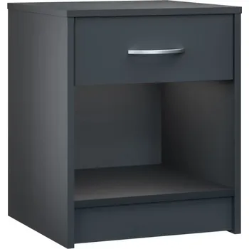 Noční stolek FurniGO Nočný stolek Hamburg - antracit
