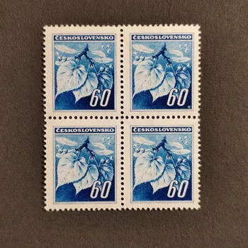 Sběratelství Čtyřblok ČSR, 60 h, Pof.375**