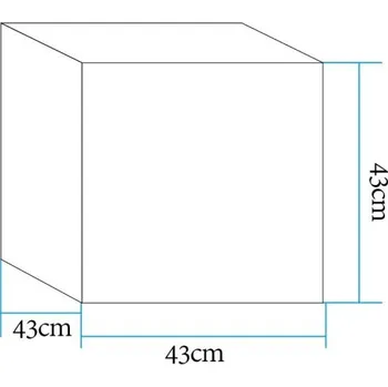 Stojací lampa Zahradní lampa CUBIC L LED RGBW 16 barev 43 cm