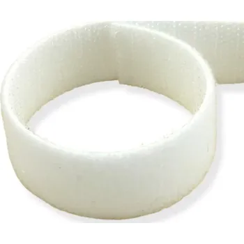 Suchý zip oboustranný bílý 20mm - 1 m