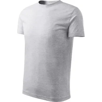 Dívčí tričko Classic New tričko dětské světle šedý melír 110 cm/4 roky