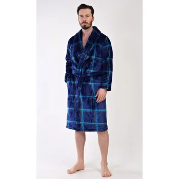 Pánský župan Pánský župan se šálovým límcem Richard - tmavě modrá - L