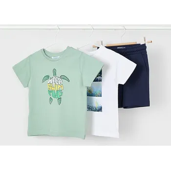 Chlapecký 3 dílný set triček a kraťasů Mayoral 3610 Velikost: 7 let (122 cm)