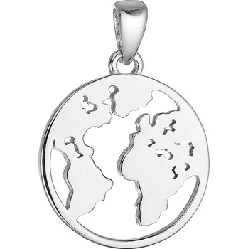 Přívěsek Evolution Group Stříbrný přívěsek světadíly 64064