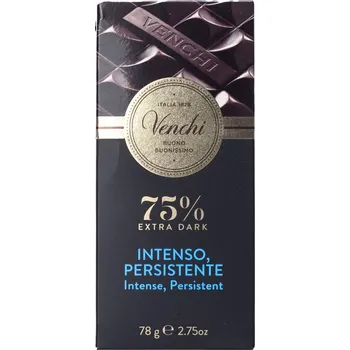 Čokoláda Venchi hořká čokoláda 75 % Extra Dark
