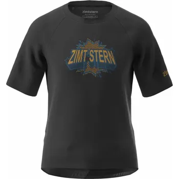 cyklistický dres Zimtstern PureFlowz Shirt SS Kids - black
