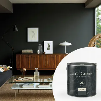 barva na zeď Little Greene Barva na zeď - Matná omyvatelná - 2,5L - Intelligent Matt Emulsion Vyberte odstín:: Cricket White (82)