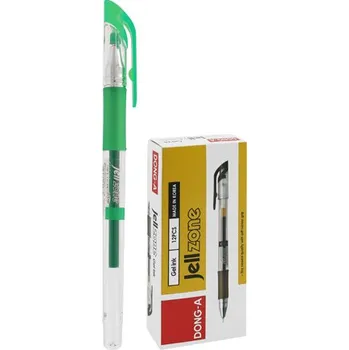 Pero gelové Dong-A JellZone, 0.5mm, zelené