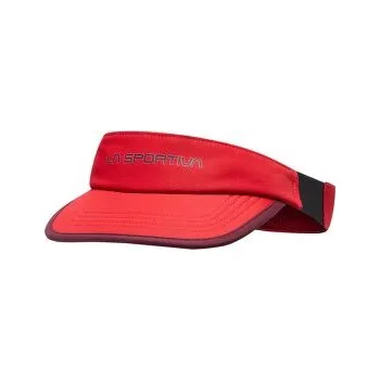 Čepice La Sportiva SKYLINE VISOR Mountain Red/Black černá L
