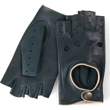 Rukavice BOHEMIA GLOVES Dámské barevné rukavice bez prstů Barva: Modrá, Velikost: 8,5