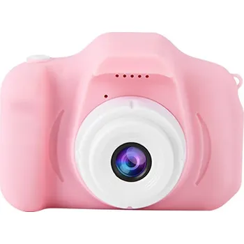 Digitální kompakt Mini Dětský Digitální Fotoaparát obrazovka 2,0 Palce, Silikonové Pouzdro , Růžový