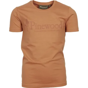 Pánské tričko Pinewood Dětské lovecké tričko Outdoor Life Velikost: 140 L.Terracotta