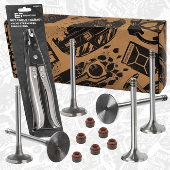 Ventil motoru Sada ventilů, sací/výfukový ventil ET ENGINETEAM VS0004VR1