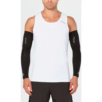 Cyklistické návleky 2XU Flex Arm Sleeves kompresní rukávy unisex, Black, UA4427a S