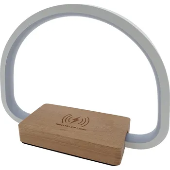 Stojací lampa TR-099M LED stolní svítilna s bezdrátovou nabíječkou Trixline