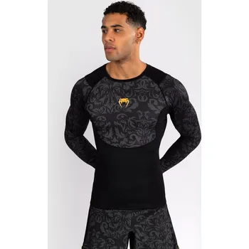 Rashguard Pánský rashguard - funkční triko Venum x Ilia Topuria Unmatched - dlouhé rukávy - Black/Gold Velikost: XL
