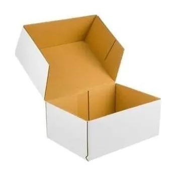 Obalový materiál Poštovní kartonová krabice 200x120x80 mm 3VVL E 350g/m2 bílá - paleta 4480 ks