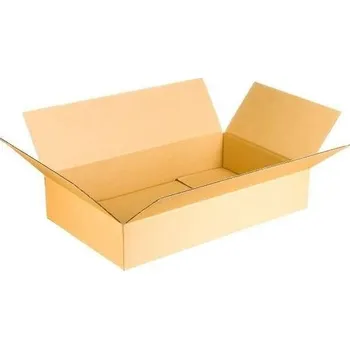 Obalový materiál Kartonová krabice klopová 800x400x110 mm 5VVL BC 590g/m2 hnědá - paleta 320 ks