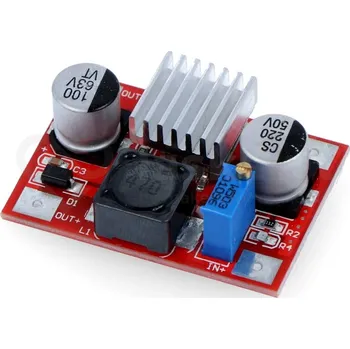 Vývojová deska LaskaKit_cz Step-up boost měnič s LM2577 5-56V 3A